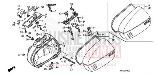 SACOCHE DE SELLE ST1300AE de 2014